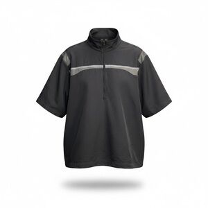 Nike Golf Men’s XL Black short sleeve 1/4 zip windbreaker pullover jacket